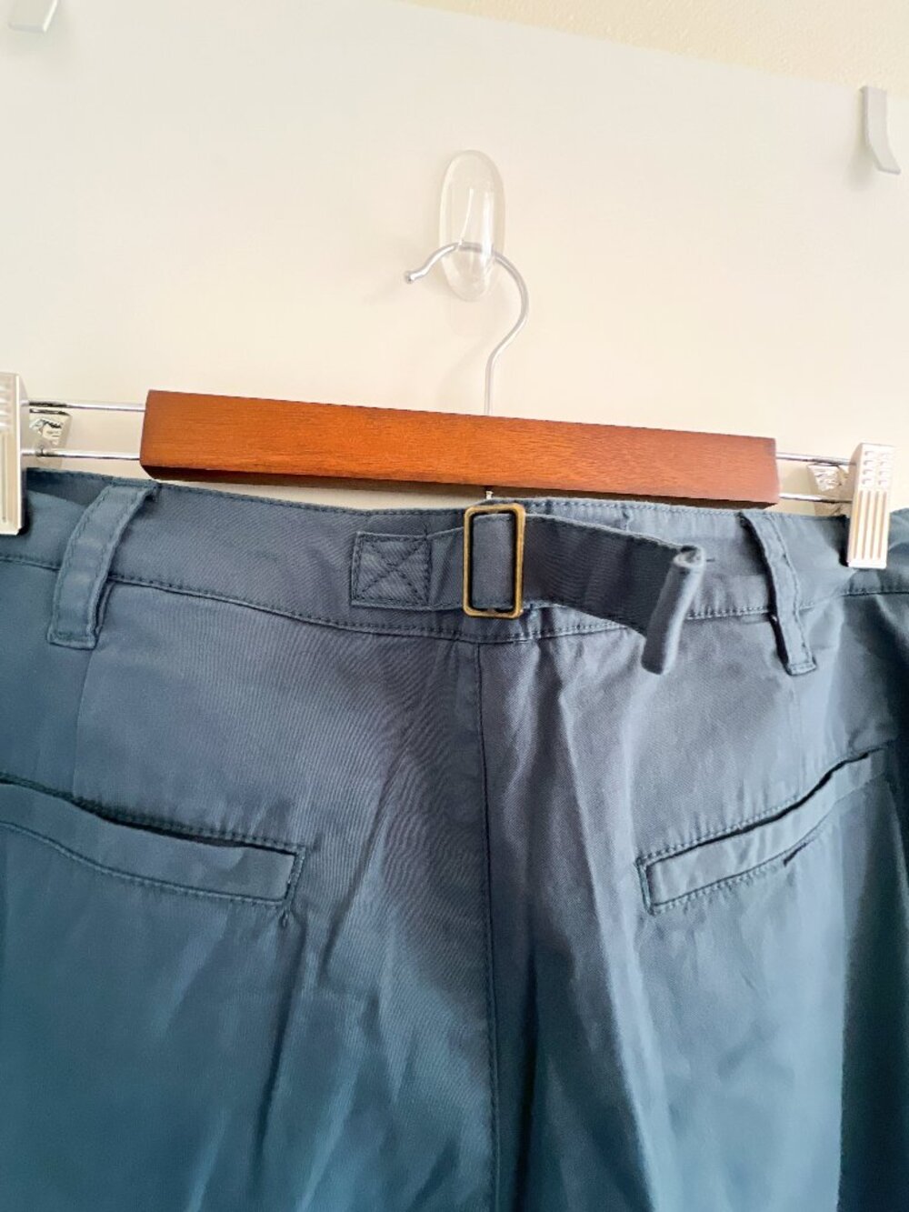Pact Boulevard Twill Wide Leg Trouser Size L NWT Organic Cotton - Picture 4 of 11
